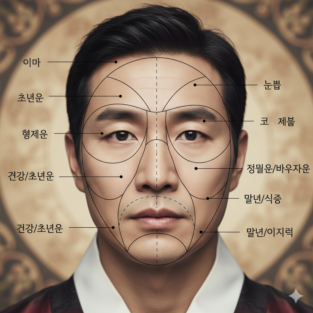 얼굴 부위별 관상 해설